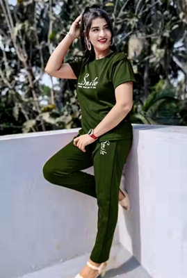 Desai night shoot Tshirt Pant Co-ords Set