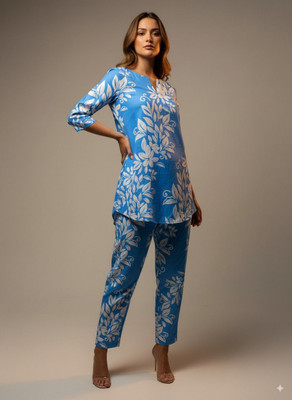 Dhakre Fashion Tunic Pant Co-ords Set