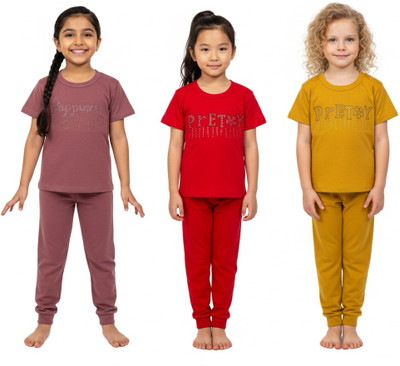 TAKKIFASHION Tshirt Pant Co-ords Set