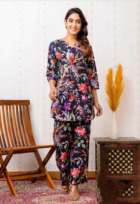 Harshiv Creation Tunic Palazzos Co-ords Set
