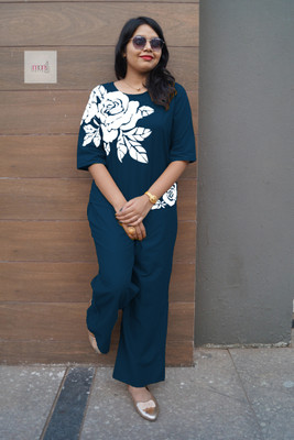 NAIDA Top Palazzos Co-ords Set