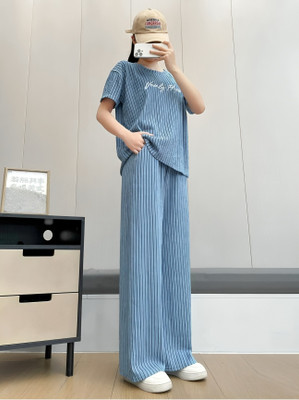 LUGRANTHA Tshirt Palazzos Co-ords Set