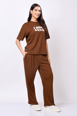 KEVZO Tshirt Palazzos Co-ords Set