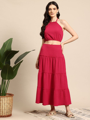 Mast & Harbour Top Skirt Co-ords Set