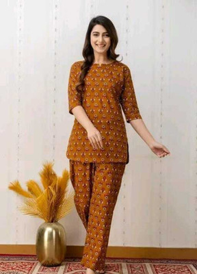 om namah creation Top Pant Co-ords Set