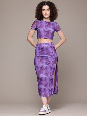 Roadster Tshirt Skirt Co-ords Set