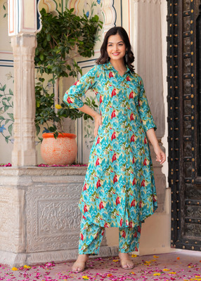 CHARVI CREATION Tunic Palazzos Co-ords Set