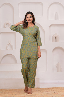 Madfury Top Palazzos Co-ords Set