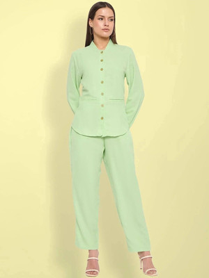 StyloQueen Tunic Pant Co-ords Set with Coat