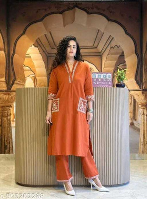 devesh fab Tunic Pant Co-ords Set