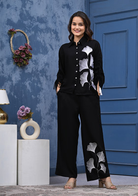 Aneema Shirt Palazzos Co-ords Set