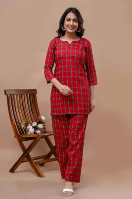 Madfury Top Palazzos Co-ords Set
