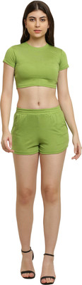UNIVERSALS TRADERSS Top Regular Shorts Co-ords Set