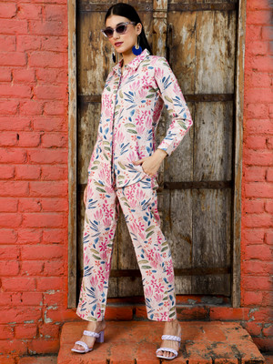 Jaipur Kurti Women Shirt Pant Set