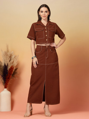 PLUSS Top Skirt Co-ords Set