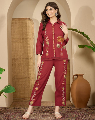 Selvia Shirt Pant Co-ords Set
