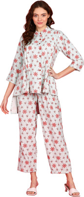 Robecult Shirt Palazzos Co-ords Set