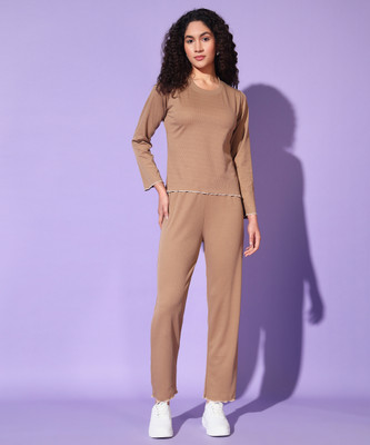 MOD YOUNG Solid Women Track Suit
