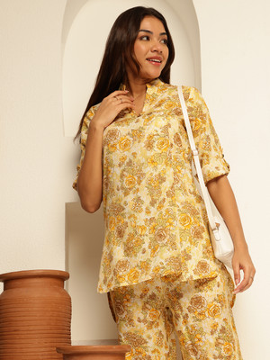 Varun Handicraft Top Palazzos Co-ords Set