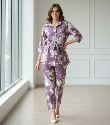 Ethnic Loop Top Pant Co-ords Set