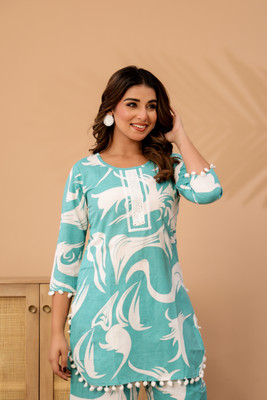 Luminique Tunic Palazzos Co-ords Set