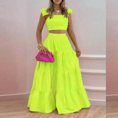 OUTZIDR Top Skirt Co-ords Set
