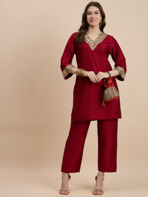 DRAPE AND DAZZLE Tunic Pant Co-ords Set