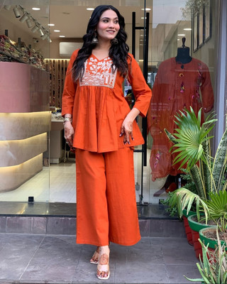 DISHWA FASHION Tunic Pant Co-ords Set