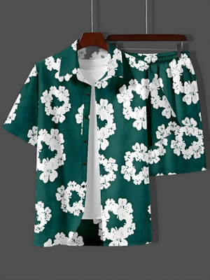 Manamrut Shirt Regular Shorts Co-ords Set