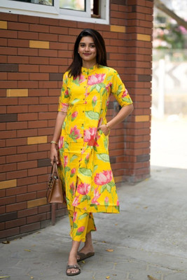 DIVACREATION Women Kurta Pant Set