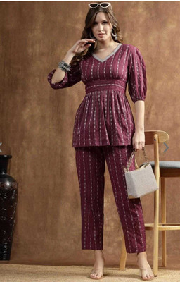 THAWAR JI Top Pant Co-ords Set