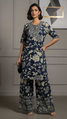 Shasrih Tunic Palazzos Co-ords Set