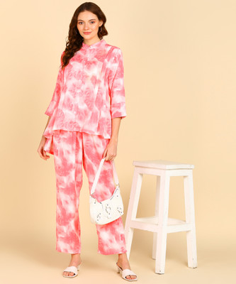Qeboo Shirt Palazzos Co-ords Set