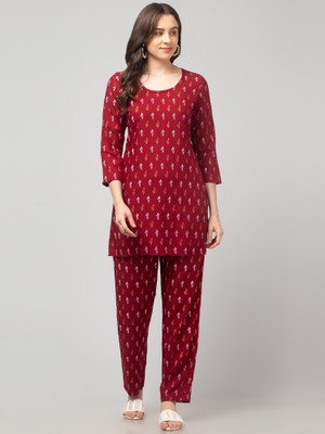 Aura Glam Tunic Pant Co-ords Set