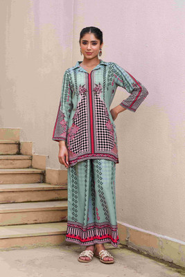Nehamta Tunic Palazzos Co-ords Set