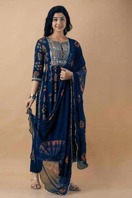 shommee Top Palazzos Western Set