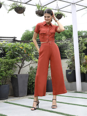 PLUSS Shirt Skirt Co-ords Set