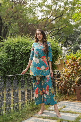 Leriya Fashion Tunic Pant Co-ords Set