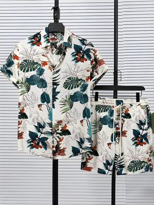 Manamrut Shirt Regular Shorts Co-ords Set