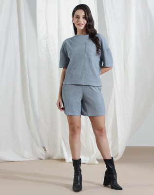 Selvia Tshirt Regular Shorts Co-ords Set