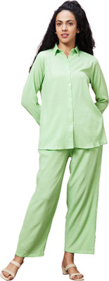 Globus Shirt Palazzos Co-ords Set