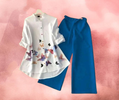 khodal Shirt Palazzos Co-ords Set