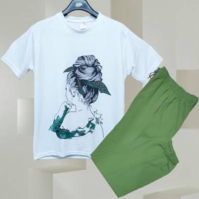 Marc Laurent Tshirt Pant Western Set with Shrug