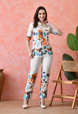 VCJ CREATION Shirt Pant Co-ords Set