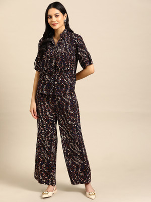 WoowZerZ Shirt Palazzos Co-ords Set