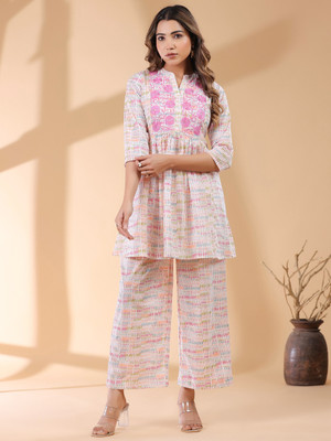 Janasya Tunic Pant Co-ords Set