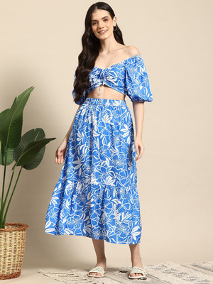 Mast & Harbour Top Skirt Co-ords Set