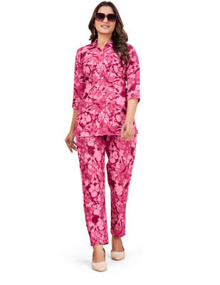 dharmanandan creation Shirt Pant Co-ords Set