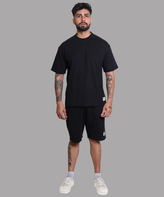 HouseOfCommon Tshirt Regular Shorts Co-ords Set