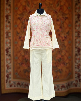 Diamond Drape Labels Shirt Pant Co-ords Set
